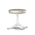 Nelson Pedestal Stool Stools herman miller Studio White Base Finish Stone MCL Leather - Add $319.00 