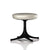 Nelson Pedestal Stool Stools herman miller Black Base Finish Stone MCL Leather - Add $319.00 