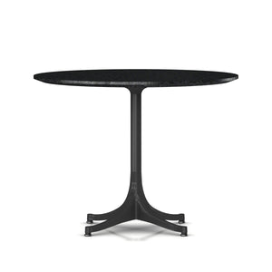 Nelson Pedestal Table Outdoor Outdoors herman miller 21 1/2" high x 28 1/2" diameter - Add $1230.00 Graphite Satin Base Quebec Graphite Granite Top - Add $450.00