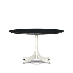 Nelson Pedestal Table Outdoor Outdoors herman miller 16" high x 28 1/2" diameter - Add $1230.00 White Base Quebec Graphite Granite Top - Add $450.00