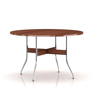 Nelson Swag Leg Round Dining Table by Herman Miller Dining Tables herman miller Veneer Top + $380.00 Walnut Veneer Top 