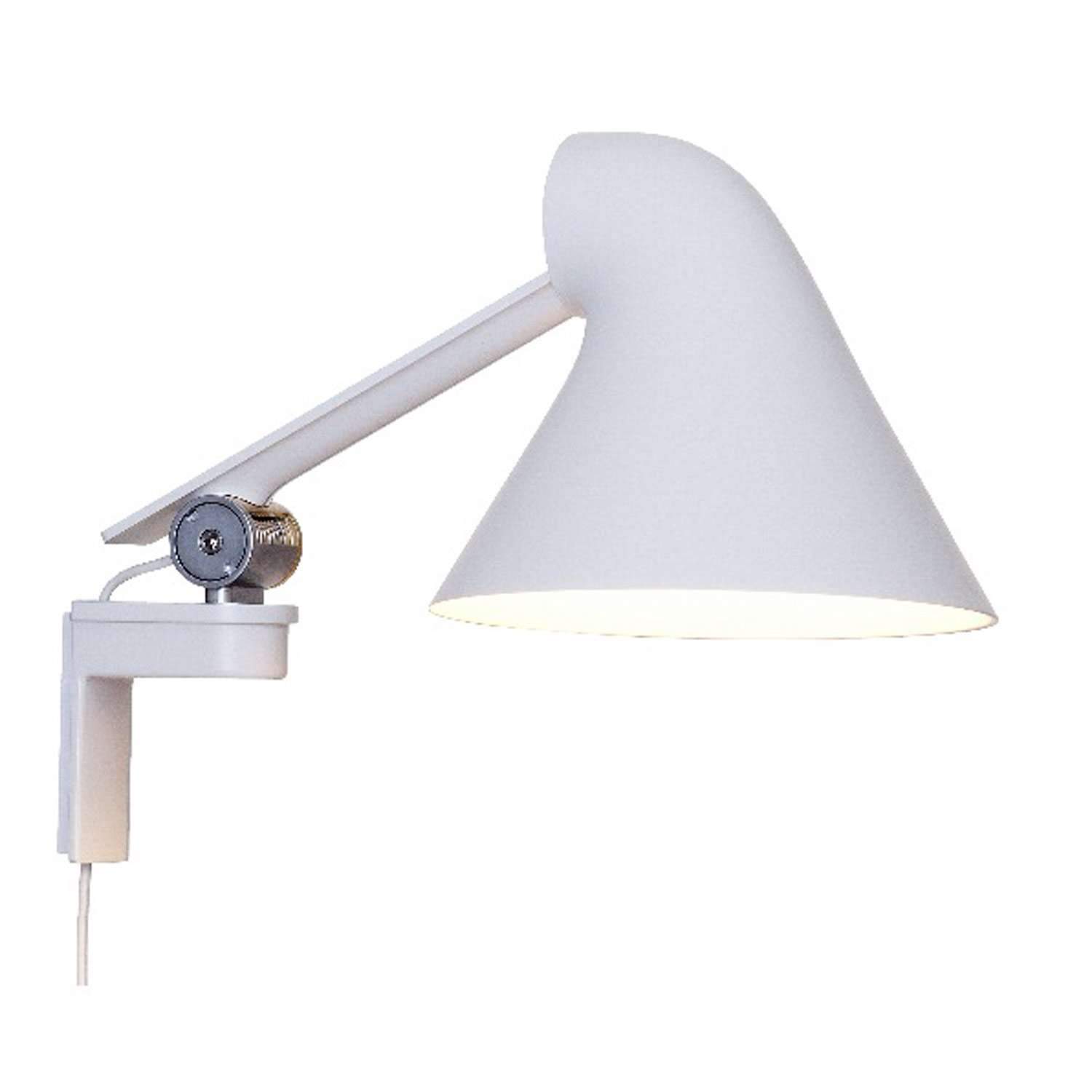 Njp Short Wall Lamp Wall Lights Louis Poulsen White 2700K 