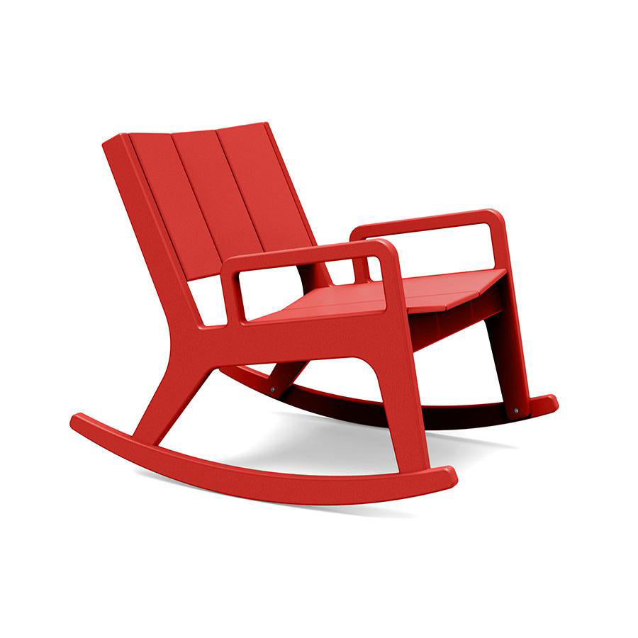 No. 9 Rocking Lounge Chair Lounge Chair Loll Designs Apple Red 