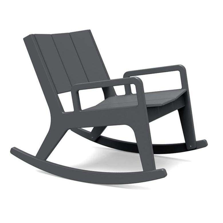 No. 9 Rocking Lounge Chair Lounge Chair Loll Designs Charcoal Grey 