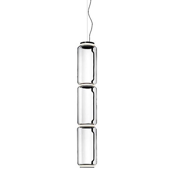 Noctambule Low Cylinder LED Pendant Pendant Lights Flos 3 Cylinder 