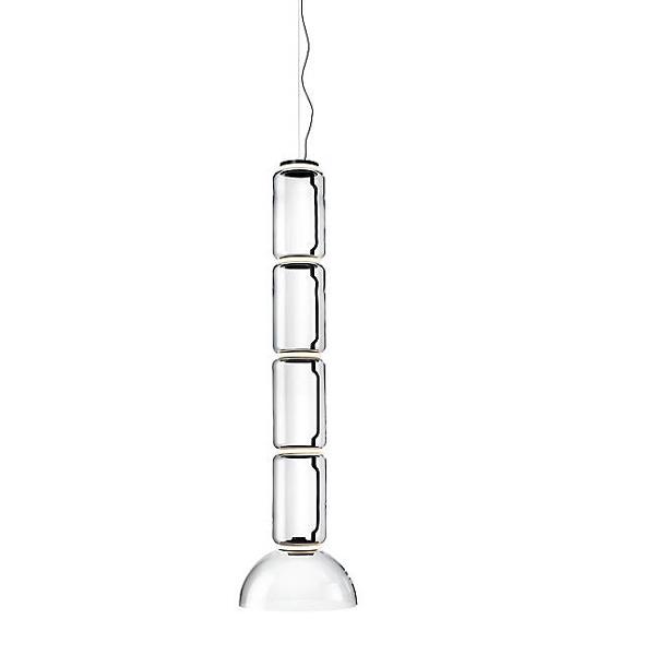 Noctambule Low Cylinder and Bowl LED Pendant suspension lamps Flos 4 Cylinder 