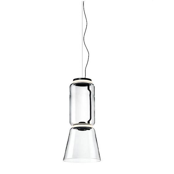 Noctambule Low Cylinder and Cone LED Pendant suspension lamps Flos 