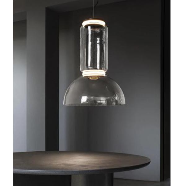Noctambule Low Cylinder and Bowl LED Pendant suspension lamps Flos 