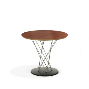 Noguchi Cyclone Side Table side/end table Knoll Light Walnut 