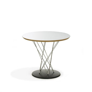 Noguchi Cyclone Side Table side/end table Knoll White laminate 