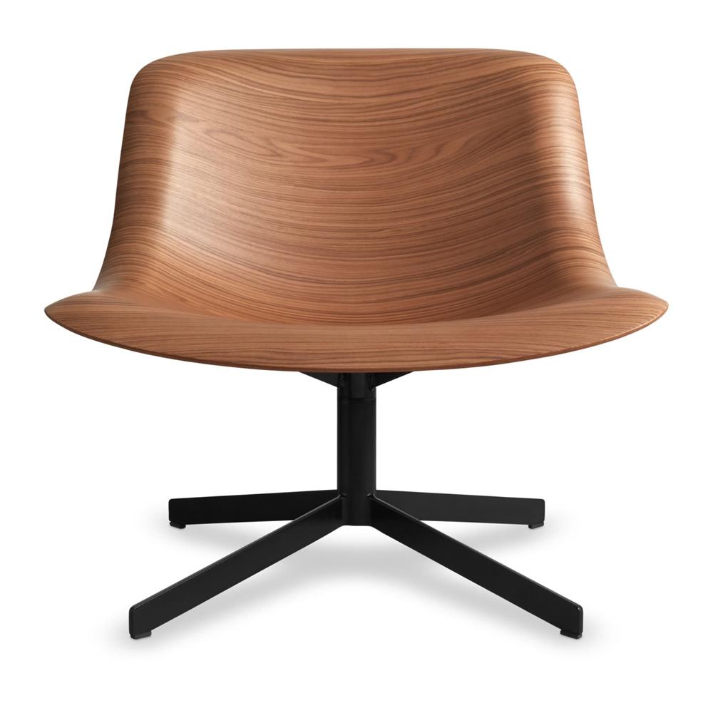 Nonesuch Swivel Lounge Chair lounge chair BluDot Walnut +$100.00 