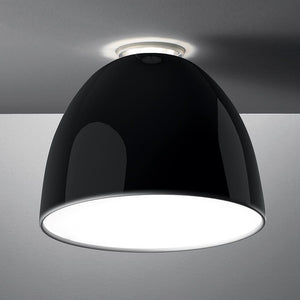 Nur Gloss Ceiling Light wall / ceiling lamps Artemide Nur ceiling Gloss Black 