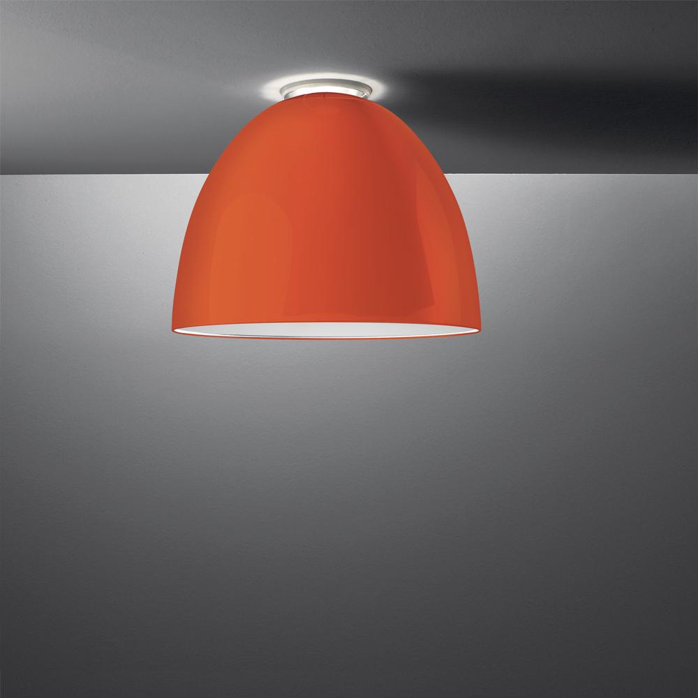 Nur Gloss Ceiling Light wall / ceiling lamps Artemide Nur ceiling Gloss orange 