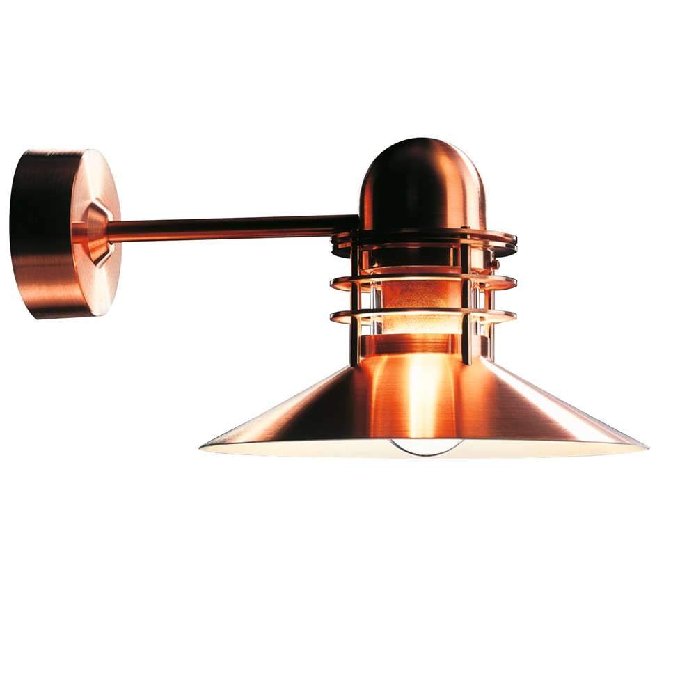 Nyvahn Outdoor Wall Sconce Outdoor Lighting Louis Poulsen Copper 
