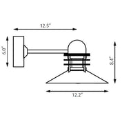 Nyvahn Outdoor Wall Sconce Outdoor Lighting Louis Poulsen 