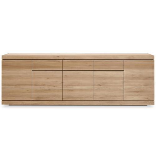 Oak Burger Sideboard storage Ethnicraft 5 Doors / 3 Drawers 