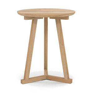 Oak Tripod Side Table side/end table Ethnicraft Oak 18" 