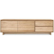 Oak Wave TV Cupboard Home Theatre Ethnicraft 