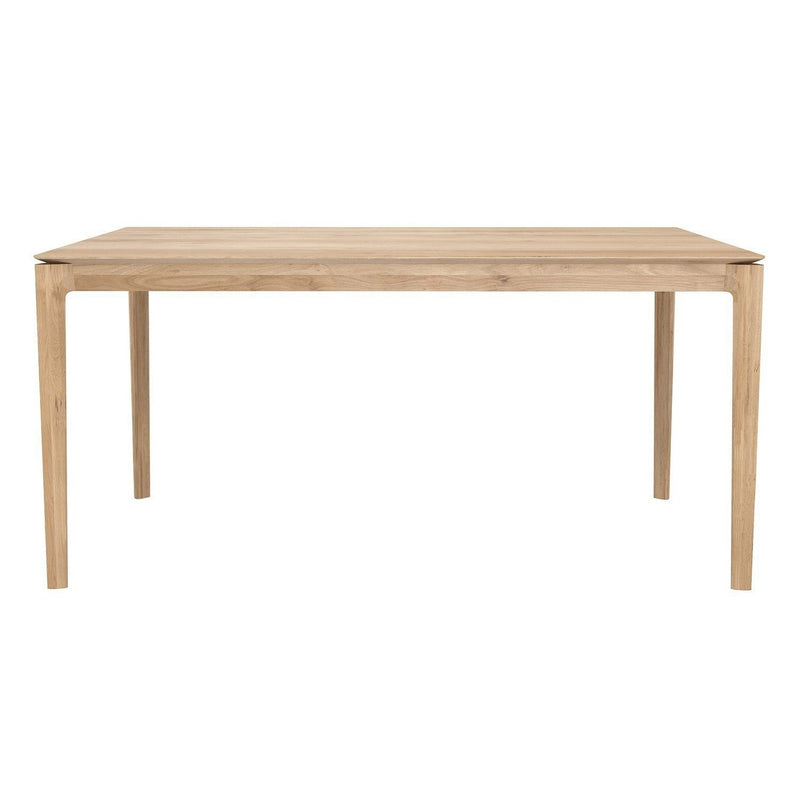 Oak Bok Dining Table Dining Tables Ethnicraft White Oak 63" 