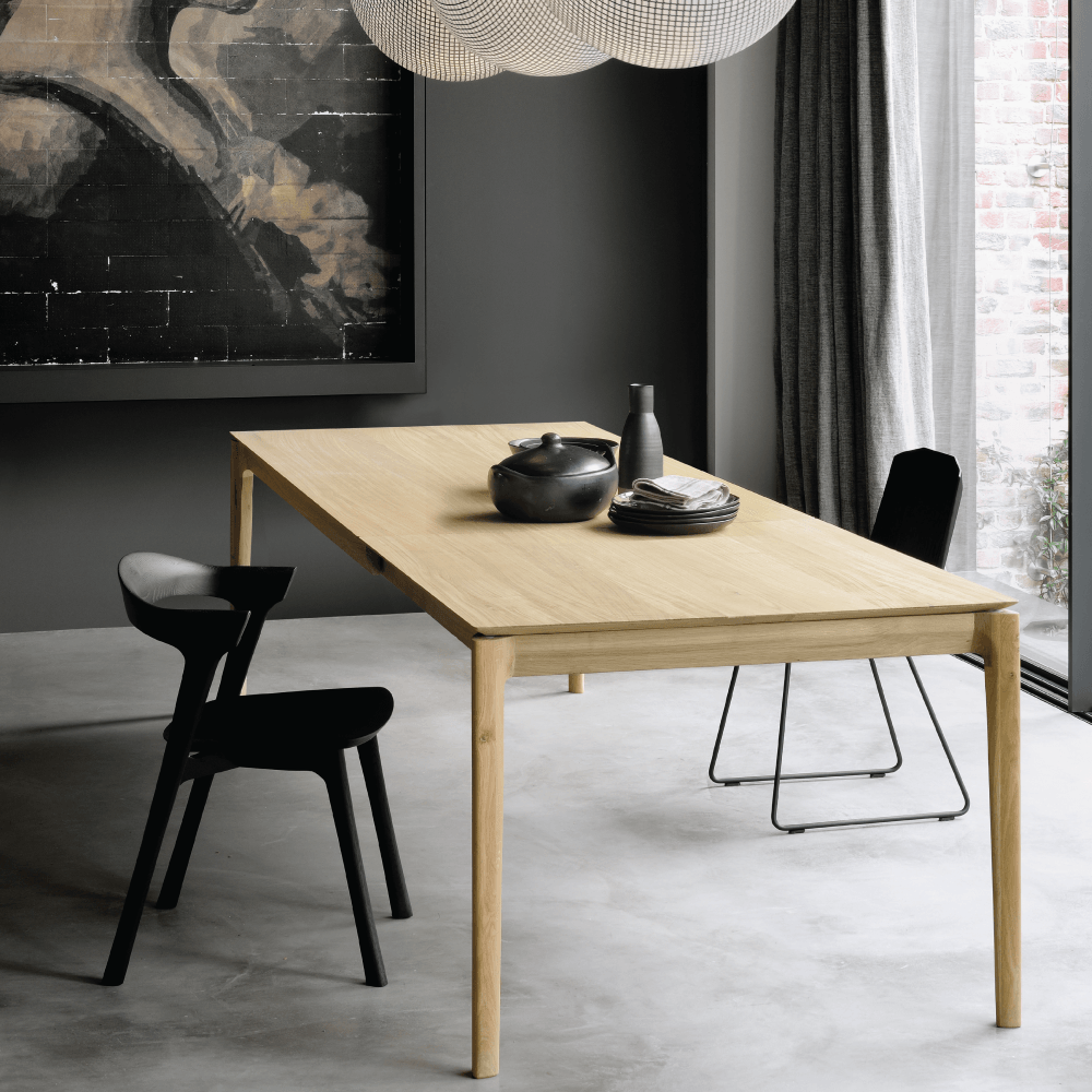 Oak Bok Extendable Dining Table Dining Tables Ethnicraft 