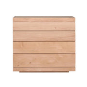 Oak Burger Chest 4 Drawers storage Ethnicraft 