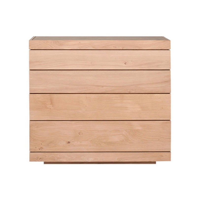 Oak Burger Chest 4 Drawers storage Ethnicraft 