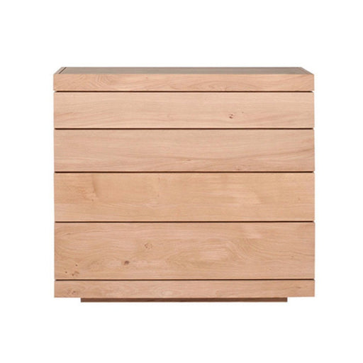 Oak Burger Chest 4 Drawers storage Ethnicraft 