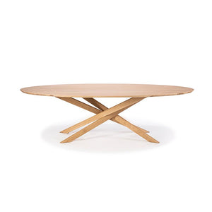 Oak Mikado Oval Dining Table Dining Tables Ethnicraft 