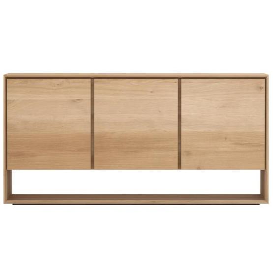 Oak Nordic Sideboard storage Ethnicraft 3 Doors 