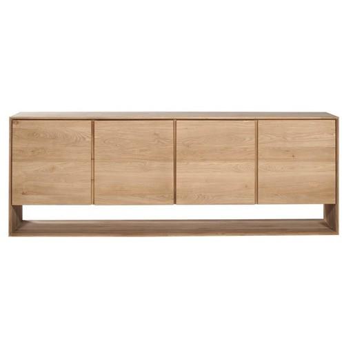 Oak Nordic Sideboard storage Ethnicraft 4 Doors 