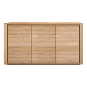 Oak Shadow Sideboard storage Ethnicraft 3 Door 