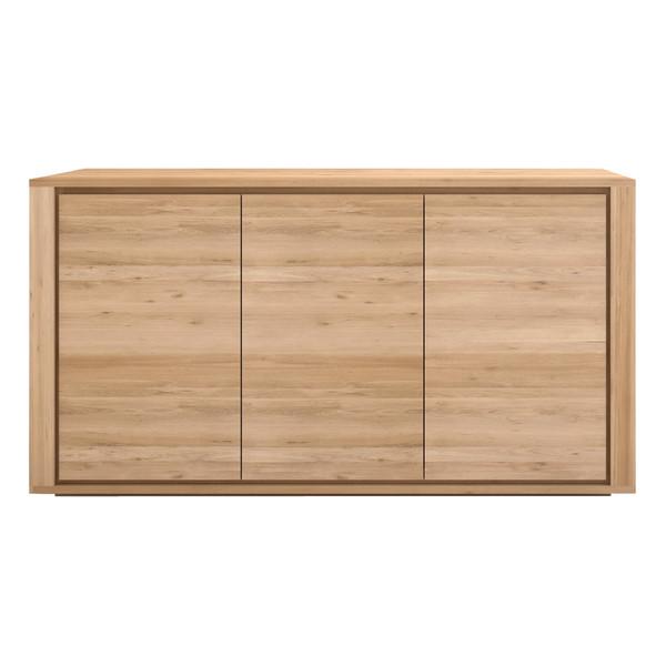 Oak Shadow Sideboard storage Ethnicraft 3 Door 