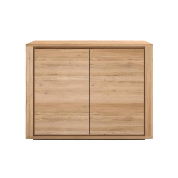 Oak Shadow Sideboard storage Ethnicraft 2 Door 