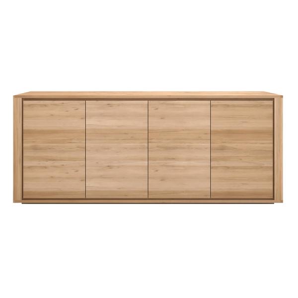 Oak Shadow Sideboard storage Ethnicraft 4 Door 