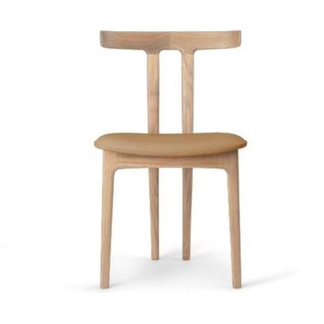 OW58 T-Chair Chair Carl Hansen Oak White Oil - Leather Thor 325 