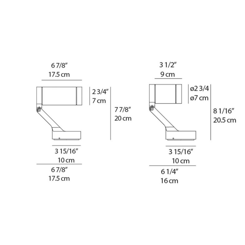 Obice LED Outdoor Wall Light Outdoor Lighting Artemide 