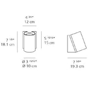 Oblique LED Outdoor Wall Lamp Outdoor Lighting Artemide 