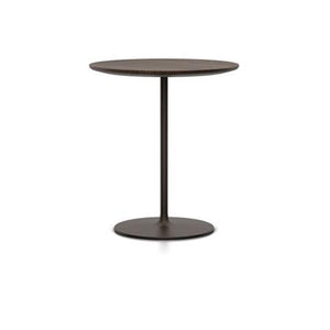 Occasional Low Table side/end table Vitra height 17.7 smoked oak solid wood, oiled 