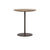 Occasional Low Table side/end table Vitra height 17.7 walnut solid wood, oiled 