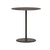 Occasional Low Table side/end table Vitra height 17.7 metal, chocolate 