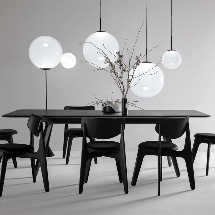 Opal Pendant Light suspension lamps Tom Dixon 