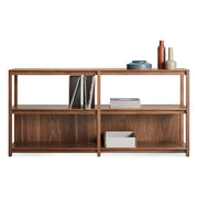 Open Plan Large Low Bookcase Shelves BluDot 