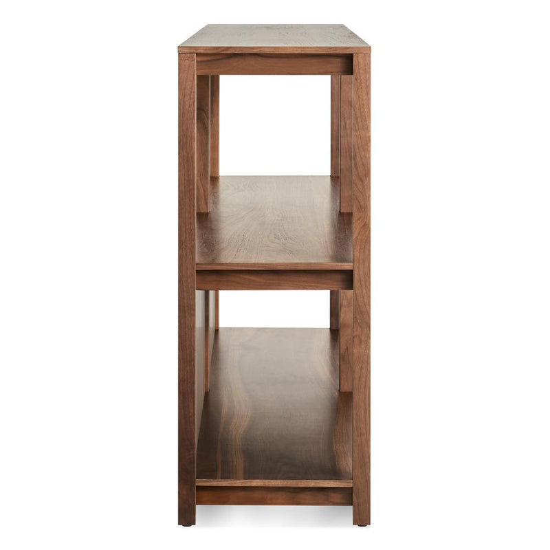 Open Plan Large Low Bookcase Shelves BluDot 