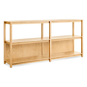 Open Plan Large Low Bookcase Shelves BluDot 