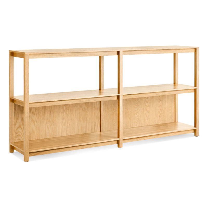 Open Plan Large Low Bookcase Shelves BluDot 