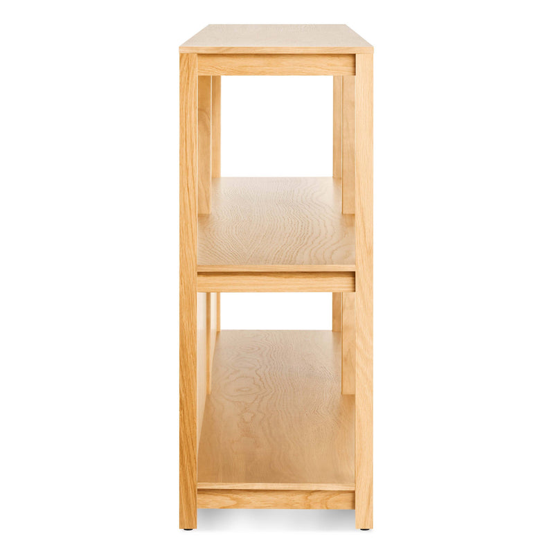 Open Plan Large Low Bookcase Shelves BluDot 