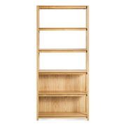 Open Plan Tall Bookcase Shelves BluDot White Oak 