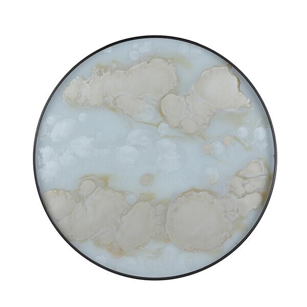 Organic Round Glass Tray Tray Ethnicraft 