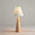 Cecil Table Light Table Lamp Original BTC Oak Cone Sand and Taupe Braided Cable 