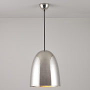 Stanley Large Pendant Light suspension lamps Original BTC Smooth Polished Nickel 
